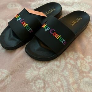 Juicy Couture Black Slide Sandals